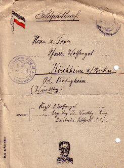 Feldpostbrief (1917)