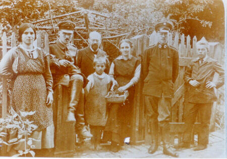 Familie Wolfangel, 
      Kirchheim a. Neckar (1917)